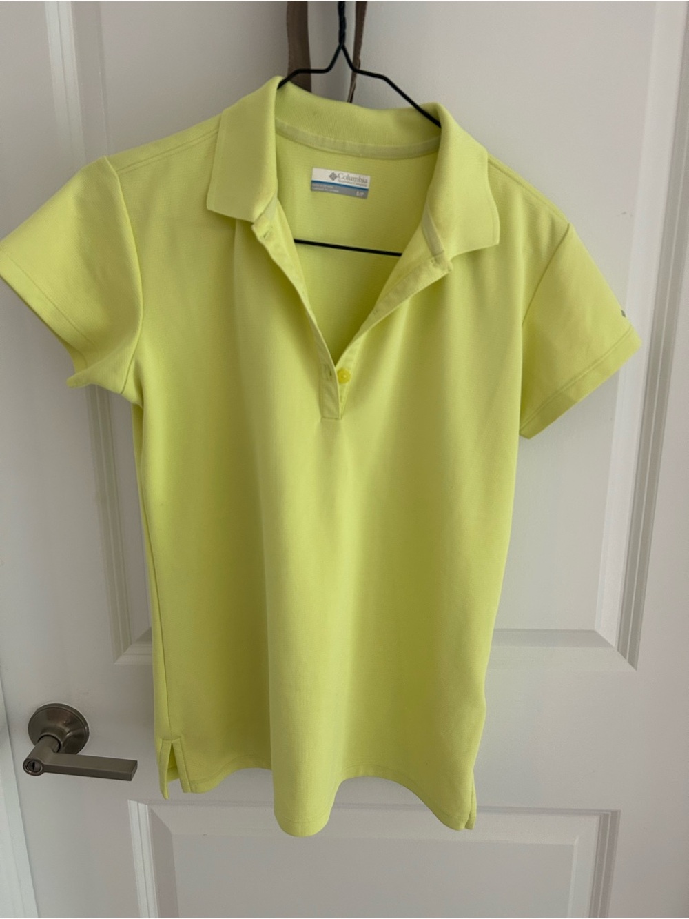 Columbia Women's Polo Shirt - Neon Yellow